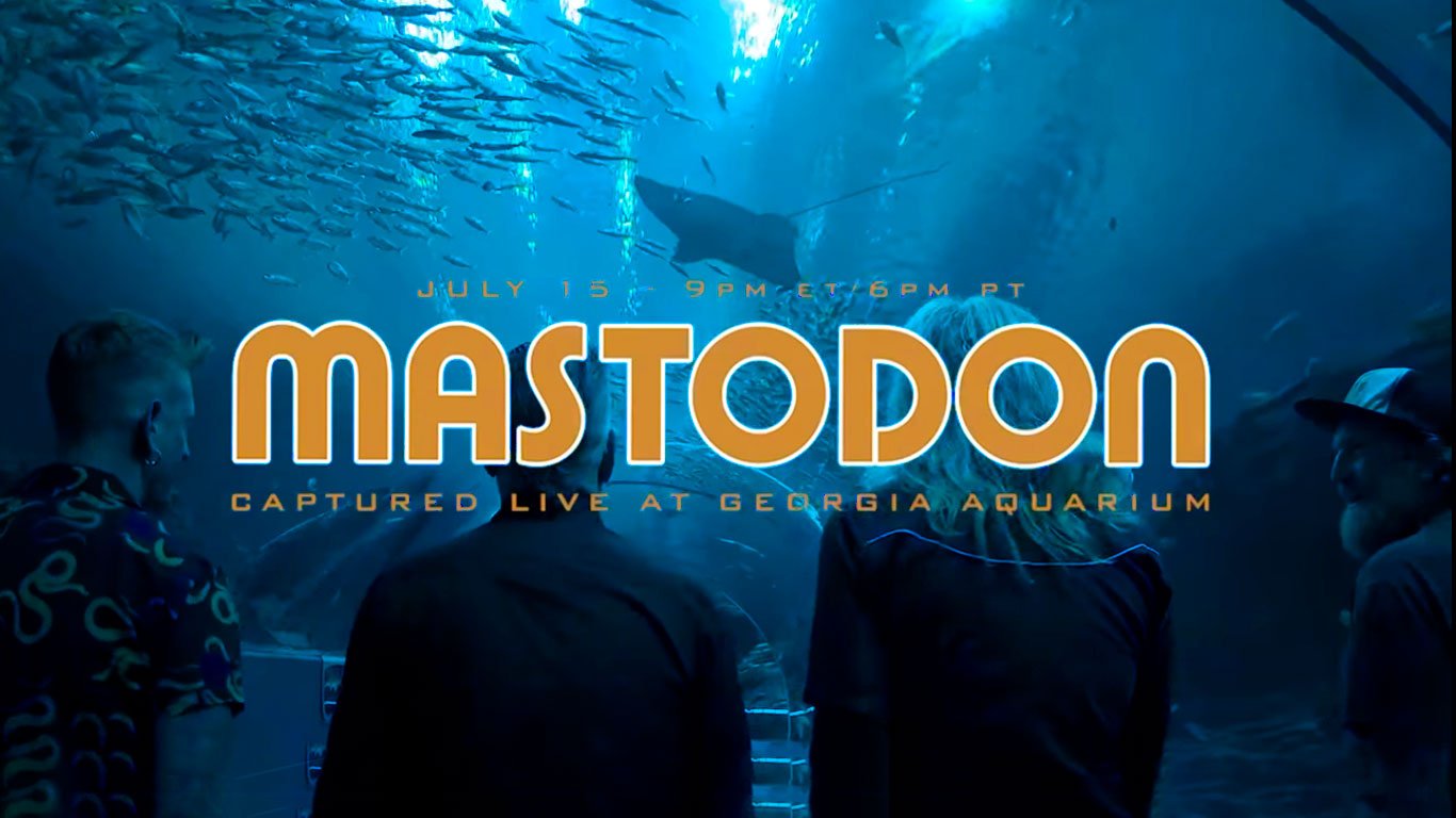 Capturado en el Acuario de Georgia, Mastodon regresa con un evento de transmisión en vivo