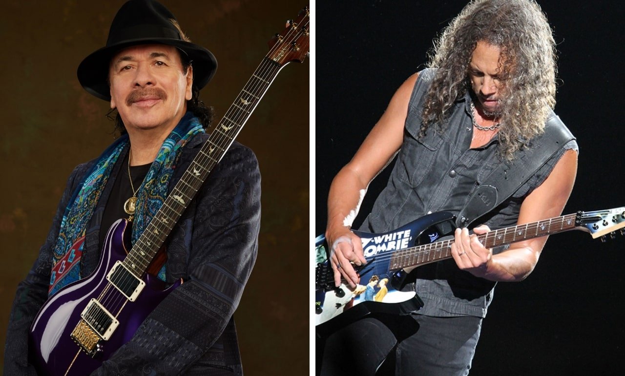 Kirk Hammett participará en el próximo disco de Carlos Santana