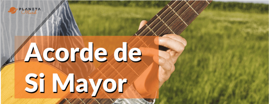 Acorde de Si Mayor (B). Cómo ponerlo en la guitarra en distintas posiciones