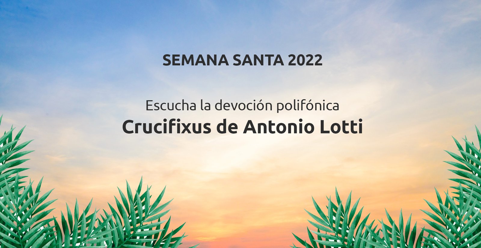 Crucifixus de Antonio Lotti